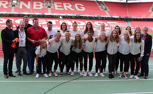 Ehrung des 1. FC Nürnberg und des BFV
