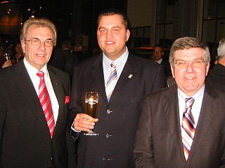 Günther Lommer, Andreas Tschorn & Dr. Thomas Bach