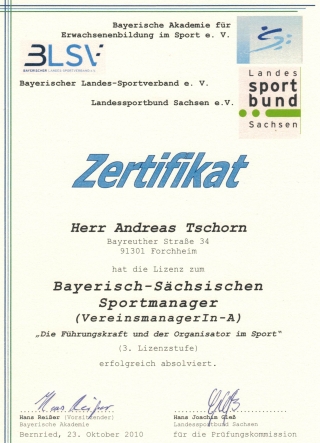 Vereinsmanager-A-Lizenz
